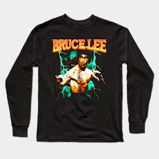 Vintage Bruce Movie Jeet Kune Do Be Water Lee Long Sleeve T-Shirt